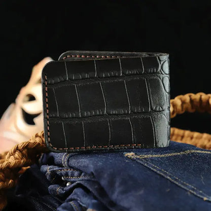 The Alligator: A Leather Bifold Wallet