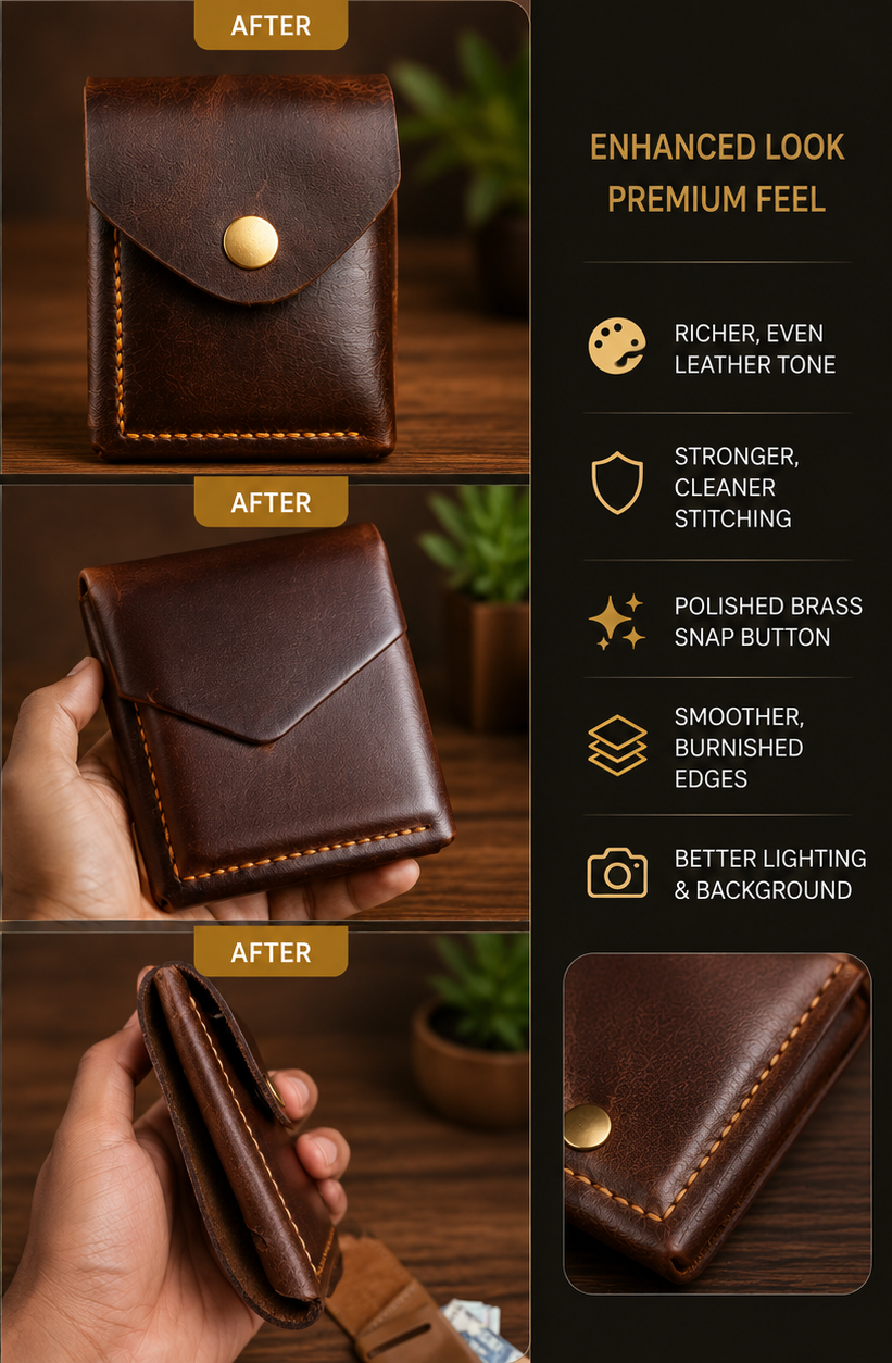 Handcrafted Genuine Leather Wallet for Men